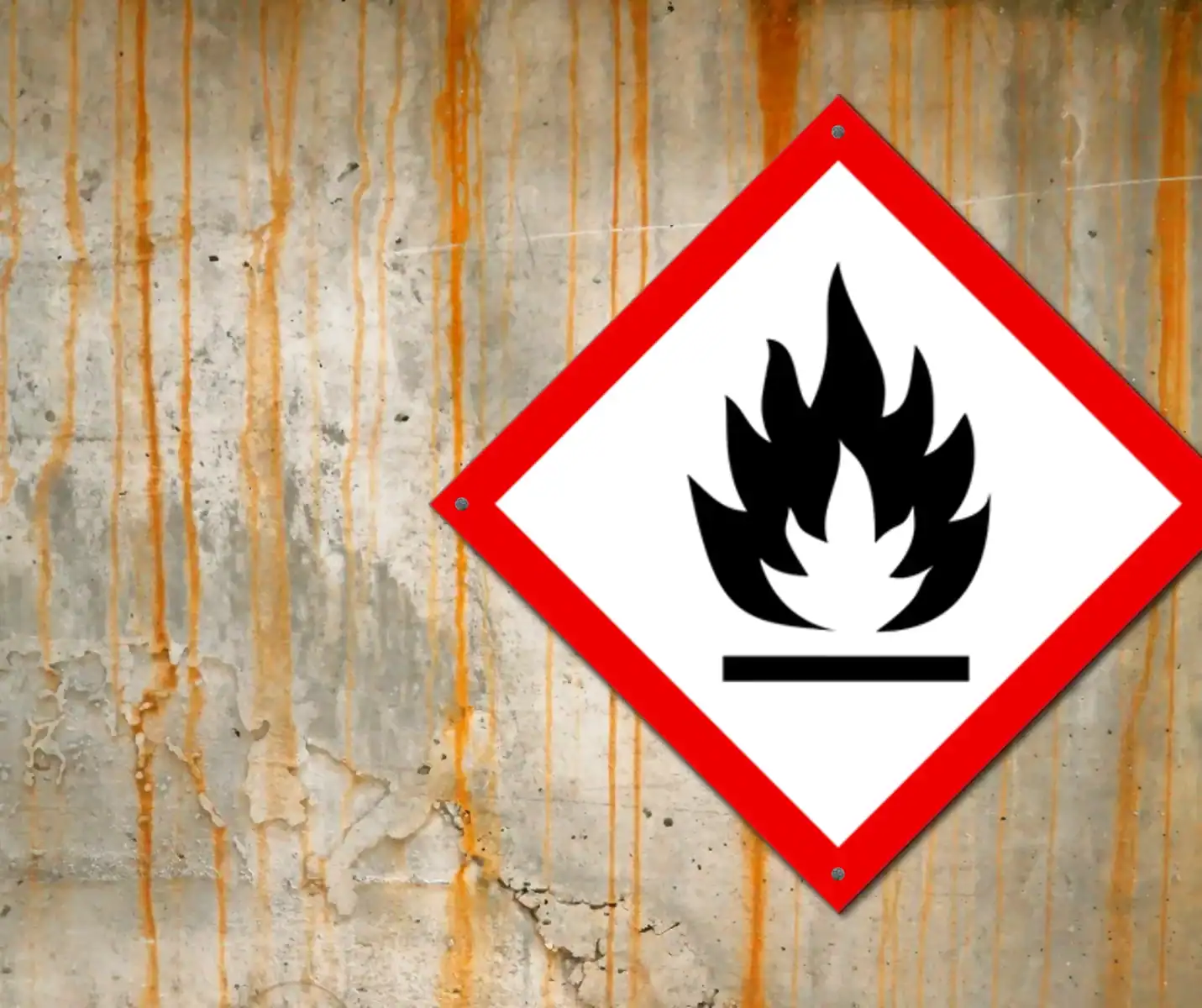 Brandfarlig vara symbol – CLP/GHS faropiktogram med flamma